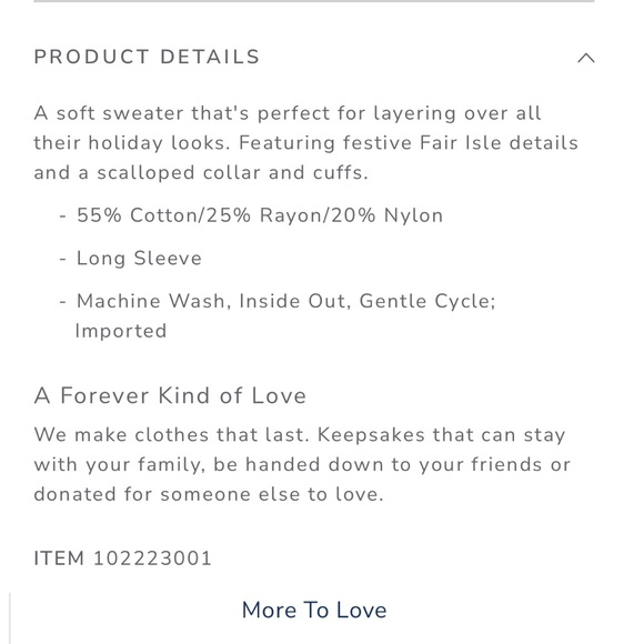 The Holiday Fait Isle Sweater - Picture 6 of 6